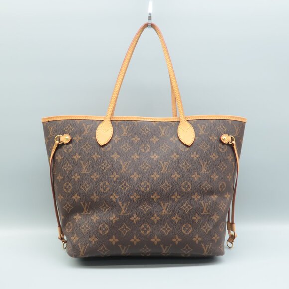 Louis Vuitton Neverfull Brown W/P Monogram Canvas Shoulder Bag - Picture 4 of 12